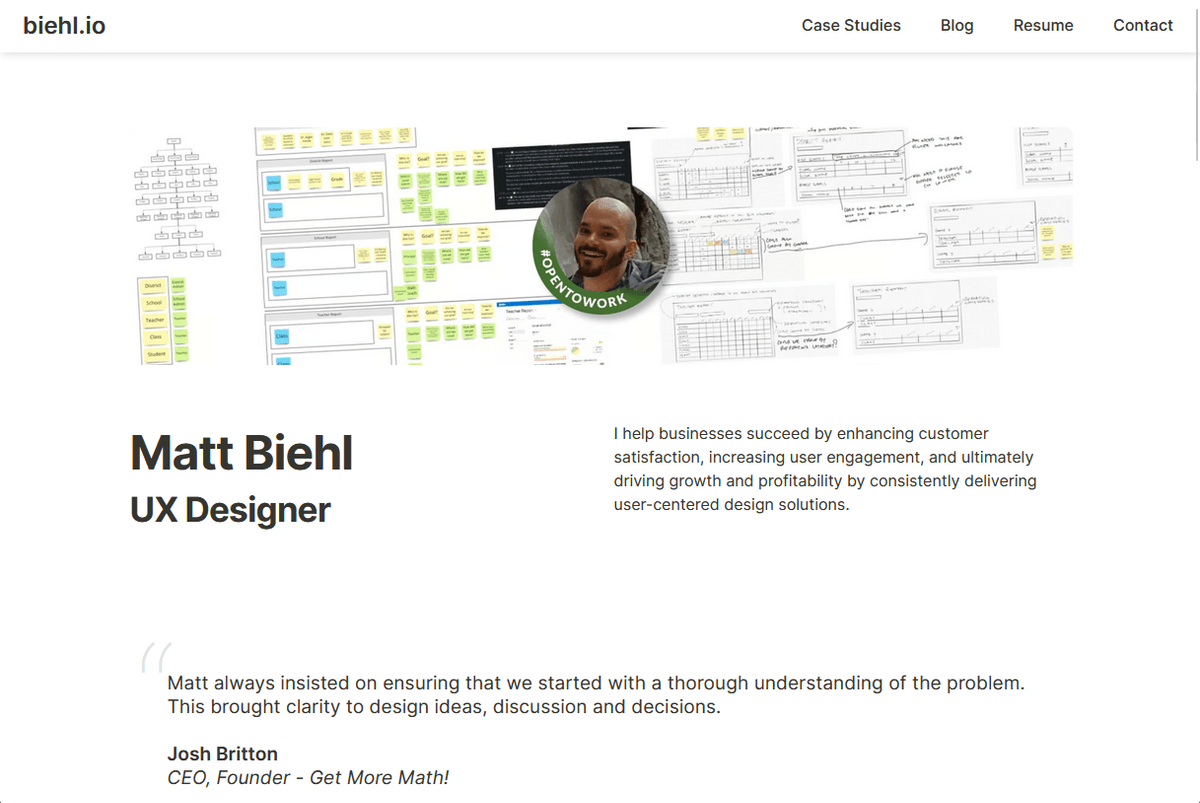 My UX Portfolio