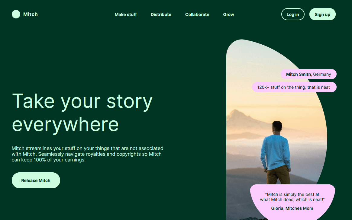 Service Landing Page