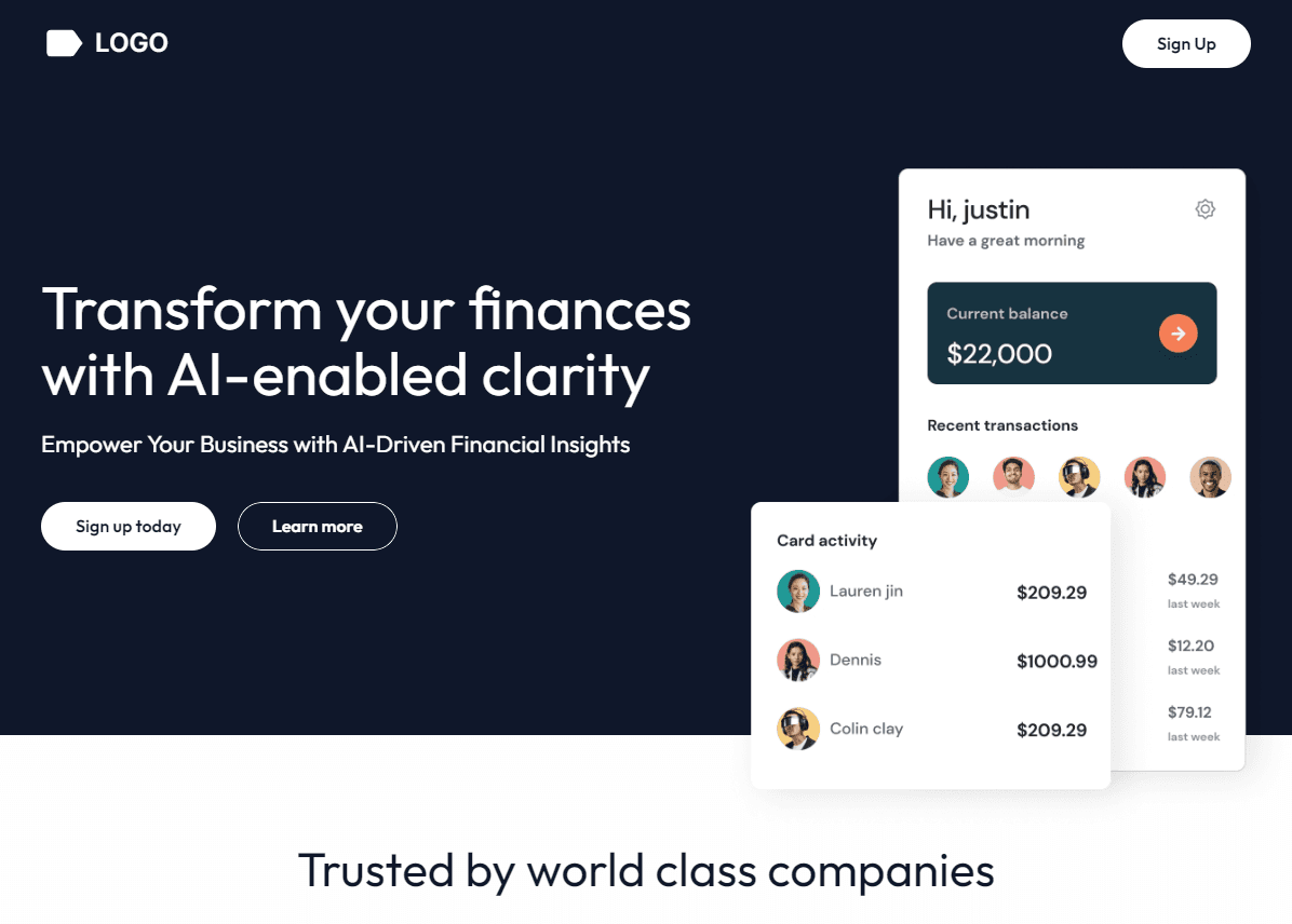 SaaS Landing Page